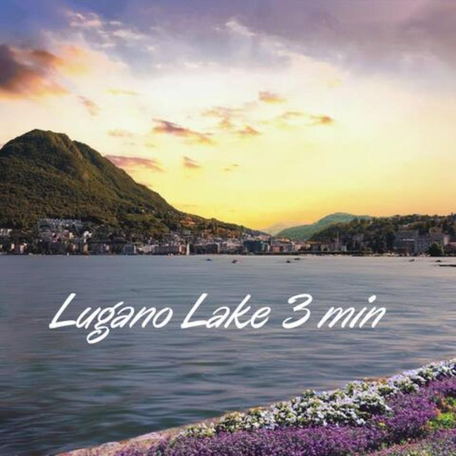 Apartament Duplex Loft In Lugano Center With Garden, Wi-Fi -By Easylife Swiss Zewnętrze zdjęcie